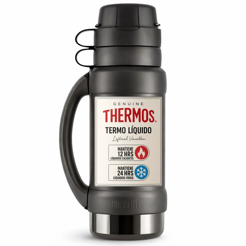 TERMO PARA LIQUIDOS 1.8 LITROS THERMOS 35-180-C8 BLACK - 2