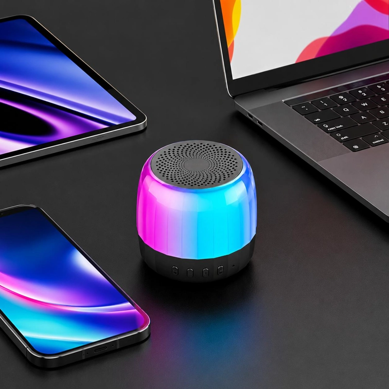 PARLANTE PORTATIL BLUETOOTH LENOVO K3 PLUS  FULL RGB USB-C - 4