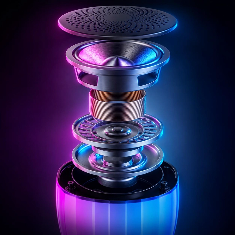 PARLANTE PORTATIL BLUETOOTH LENOVO K3 PLUS  FULL RGB USB-C - 5