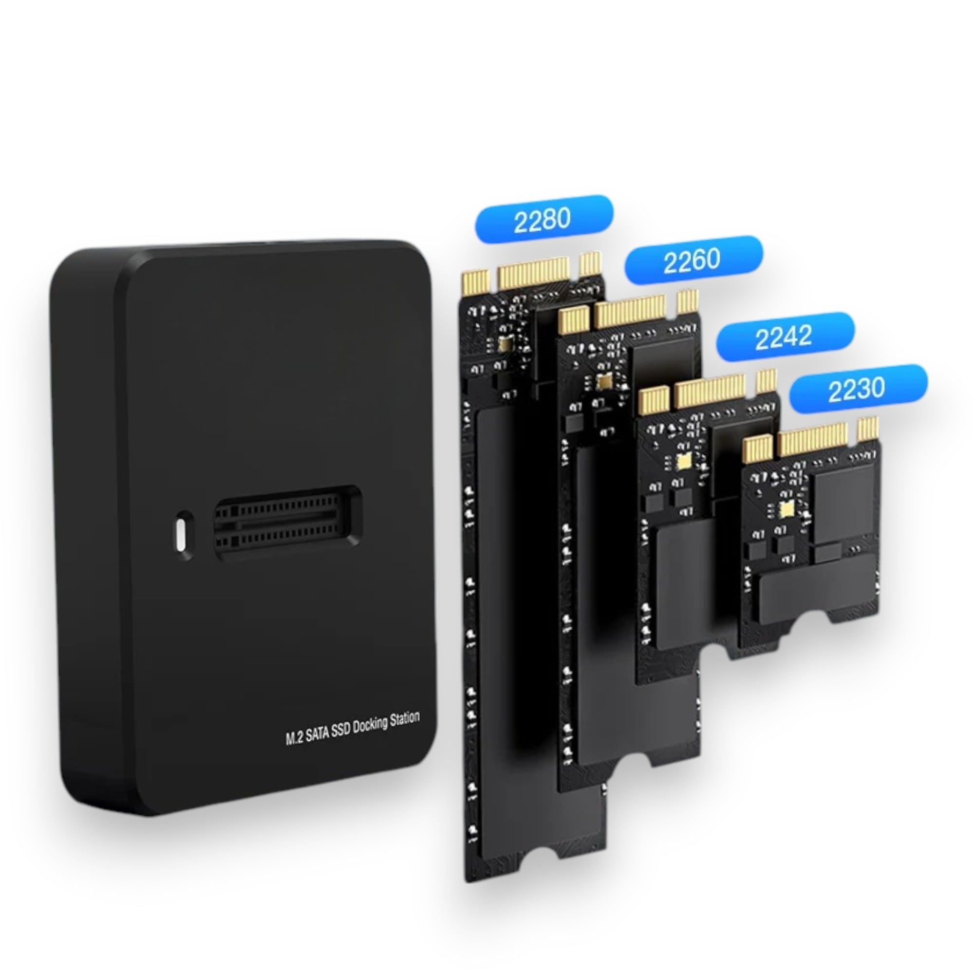 LECTOR DE DISCOS SSD M.2 DOCK STATION USB 3.0 + USB-C DCKM2 - 2