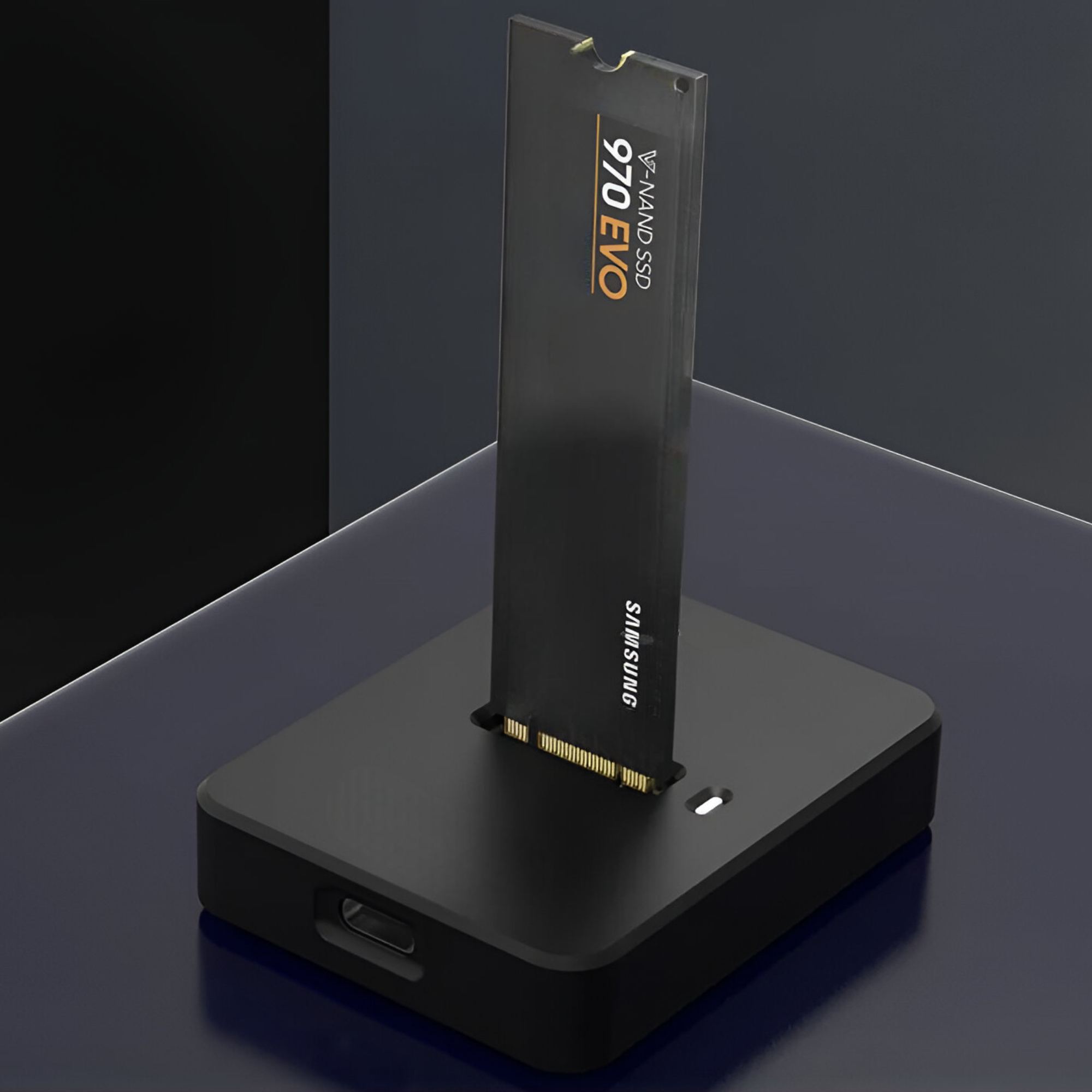 LECTOR DE DISCOS SSD M.2 DOCK STATION USB 3.0 + USB-C DCKM2 - 8