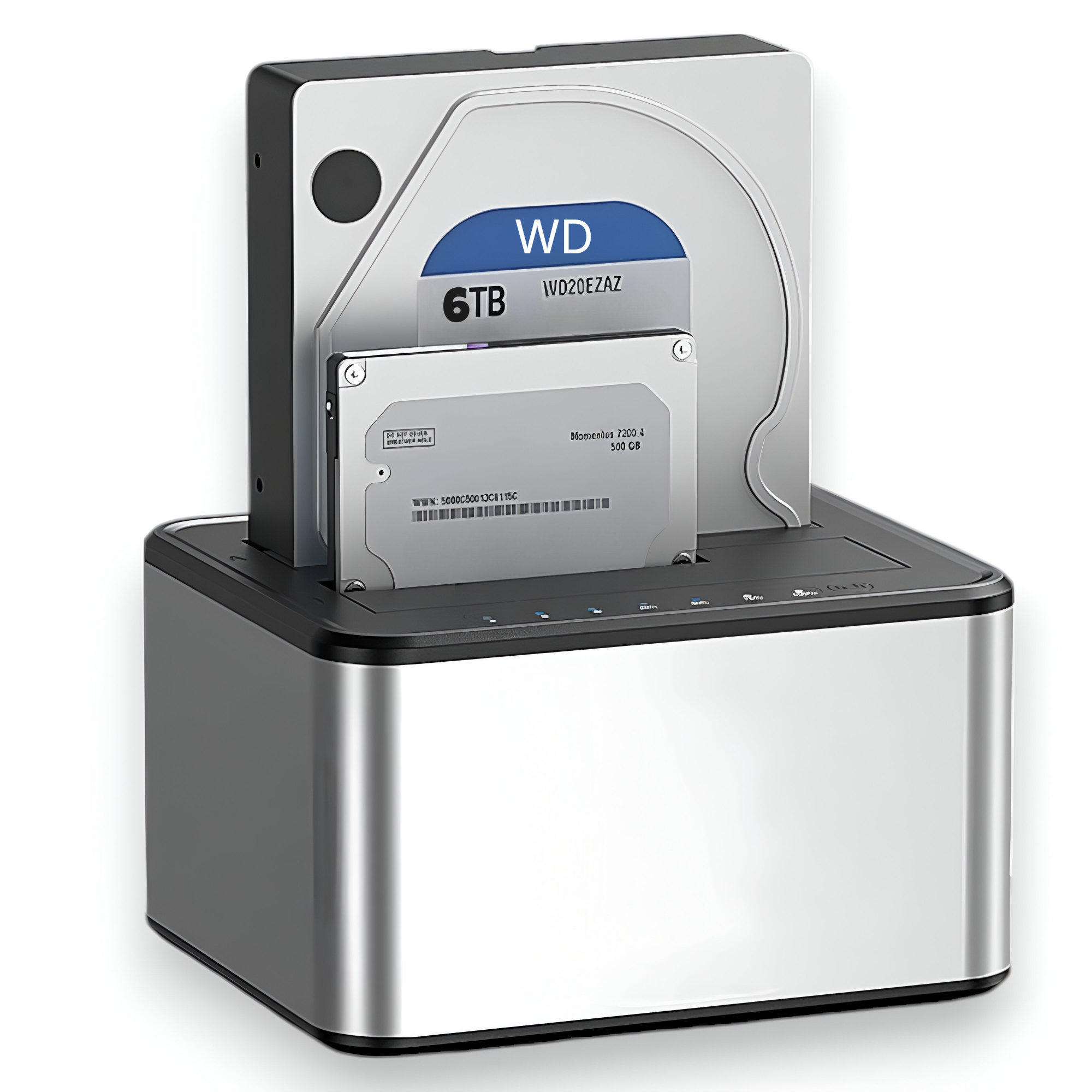 LECTOR DE DISCOS SATA USB 3.0 DOCKING STATION DUAL DCK250D - 1