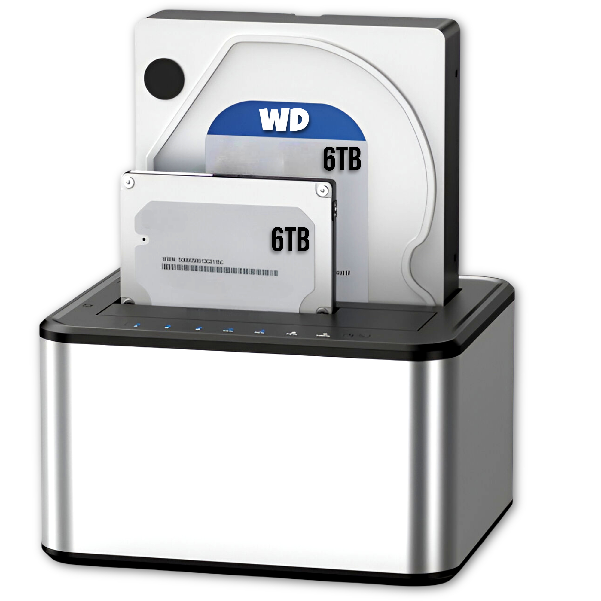 LECTOR DE DISCOS SATA USB 3.0 DOCKING STATION DUAL DCK250D - 4