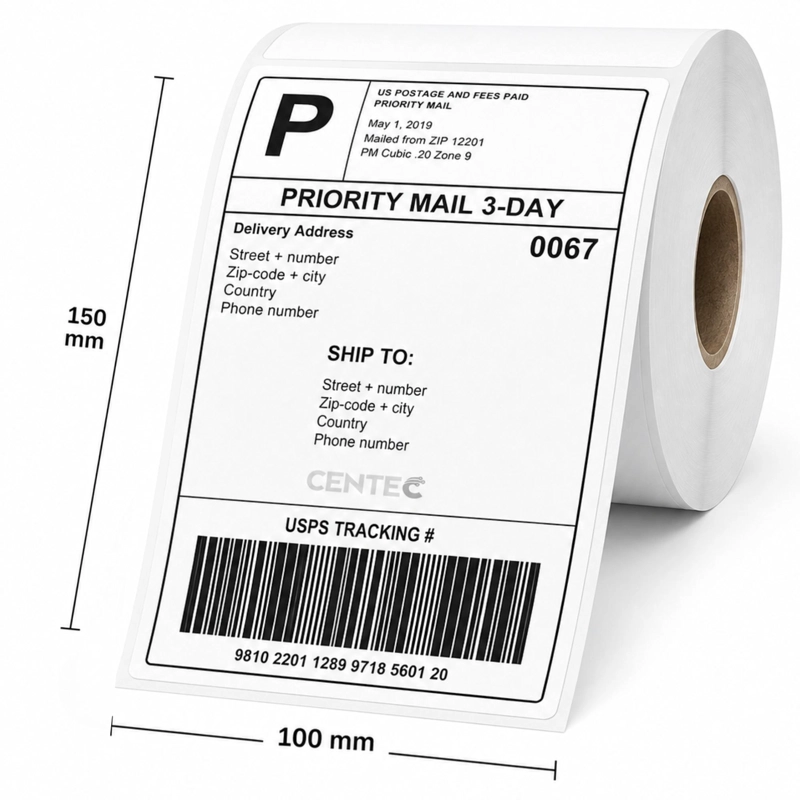 PACK DE 5000 ETIQUETAS TE RMICAS AUTOADHESIVAS 100X150MM 10UN - 5