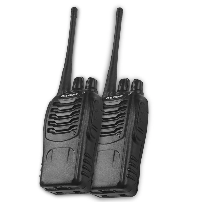 KIT DE RADIOS INTERCOMUNICADORES WALKIE TALKIE 16 CANALES BF - 2