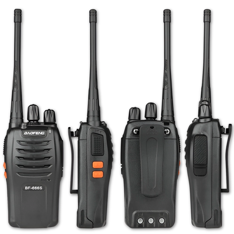 KIT DE RADIOS INTERCOMUNICADORES WALKIE TALKIE 16 CANALES BF - 3