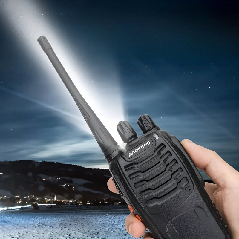 KIT DE RADIOS INTERCOMUNICADORES WALKIE TALKIE 16 CANALES BF - 8