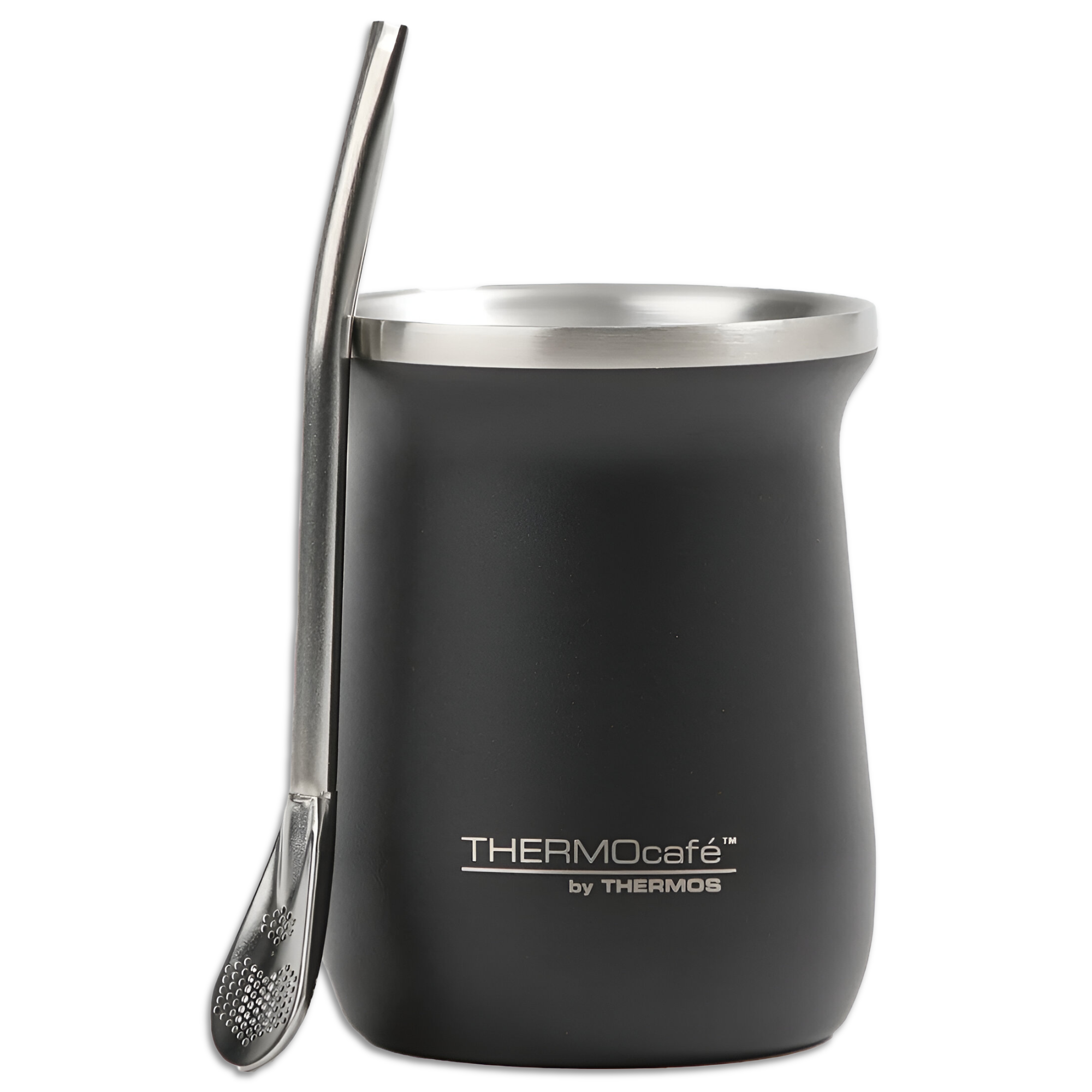 VASO MUG TE RMICO PARA MATE INOX 260ML GRANITE DARK EDITION - 1