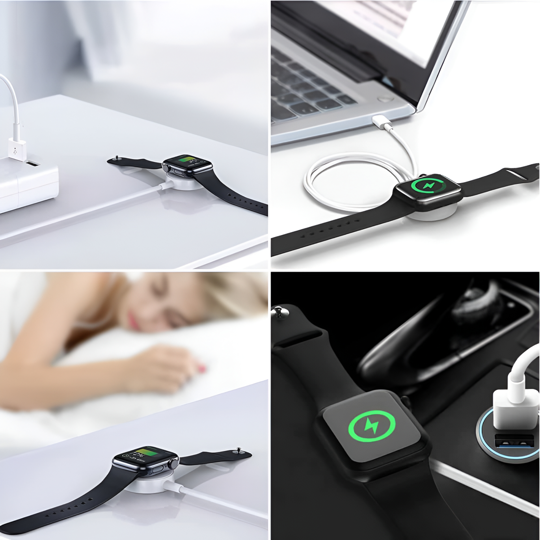 CABLE DE CARGA USB MAGNE TICO COMPATIBLE CON APPLE WATCH TLAB - 6