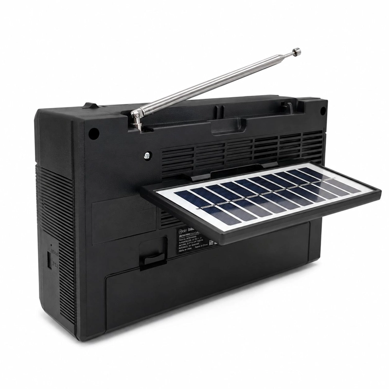 RADIO AM/ FM/ SW/ BT RECARGABLE USB-C + CARGA SOLAR & PILAS - 3
