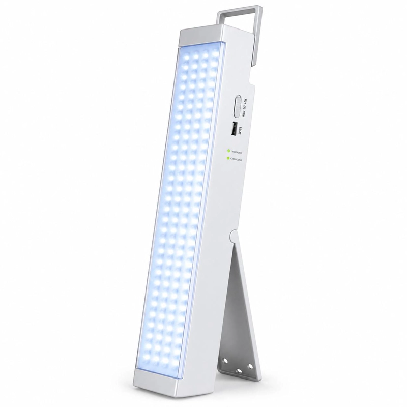 LAMPARA DE EMERGENCIA RECARGABLE 160 LED 24HRS CON POWERBANK - 2