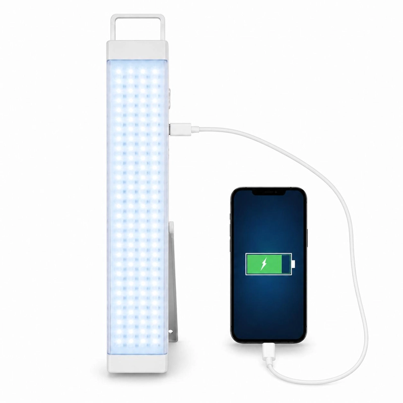 LAMPARA DE EMERGENCIA RECARGABLE 160 LED 24HRS CON POWERBANK - 3