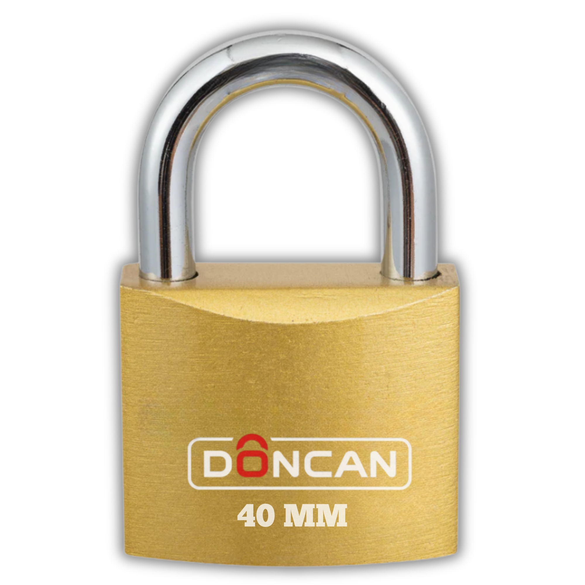 PACK DE 3 CANDADOS DE 40MM DONCAN DE ACERO BRONCEADO DCN-40 - 3