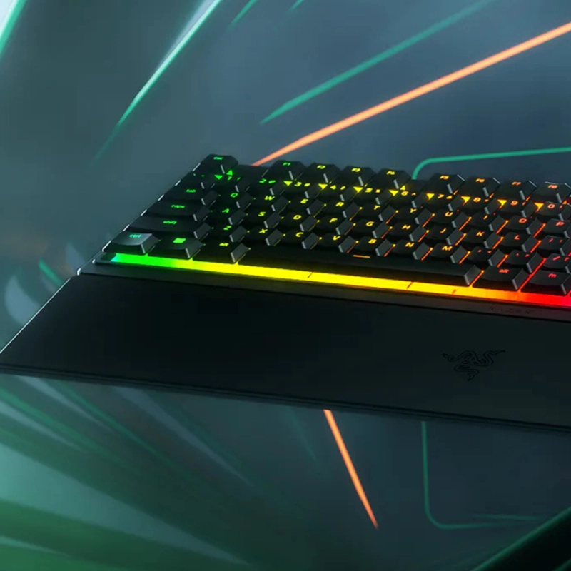 TECLADO GAMER RAZER ORNATA V3 RGB CON APOYA MUÑECAS ESPAÑOL - 3