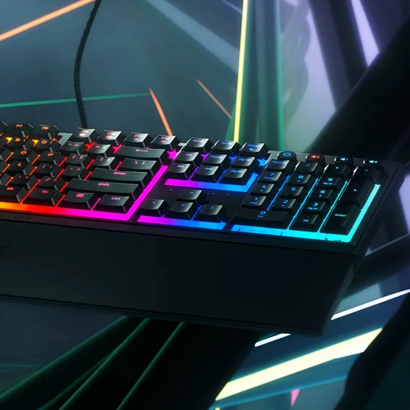 TECLADO GAMER RAZER ORNATA V3 RGB CON APOYA MUÑECAS ESPAÑOL - 5