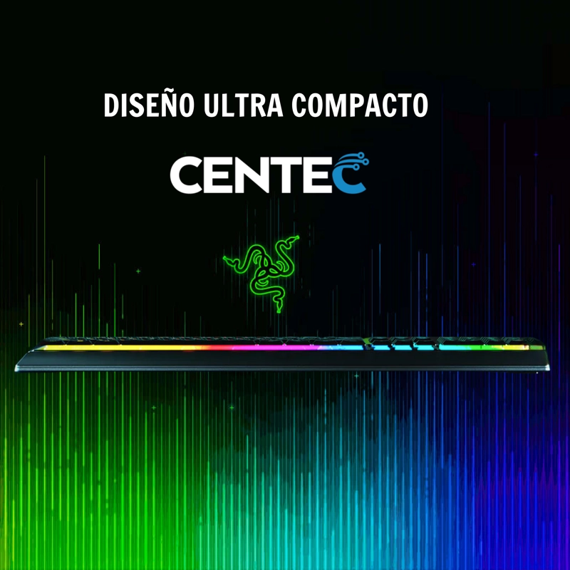 TECLADO GAMER RAZER ORNATA V3 RGB CON APOYA MUÑECAS ESPAÑOL - 6
