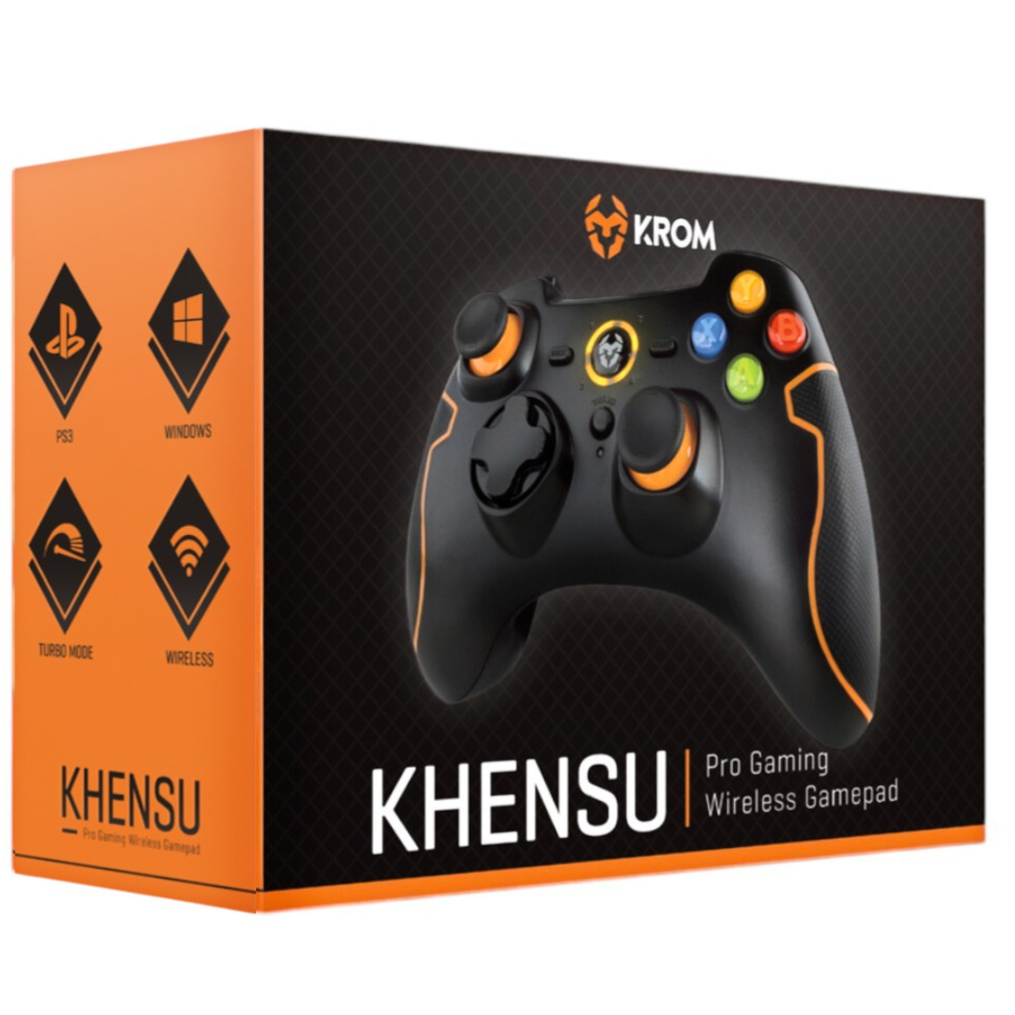 GAMEPAD INALAMBRICO USB 2,4 GHZ MULTIPLATAFORMAS KROM KHENSU - 8