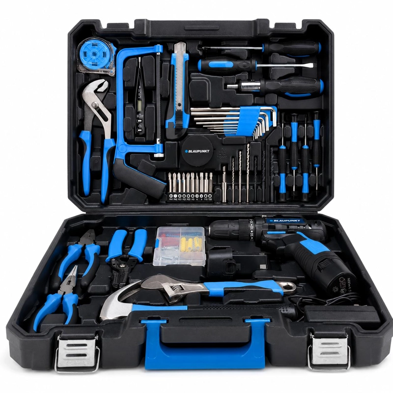 KIT DE HERRAMIENTAS MULTIUSOS +DESATORNILLADOR ELE CTRICO 12V - 8