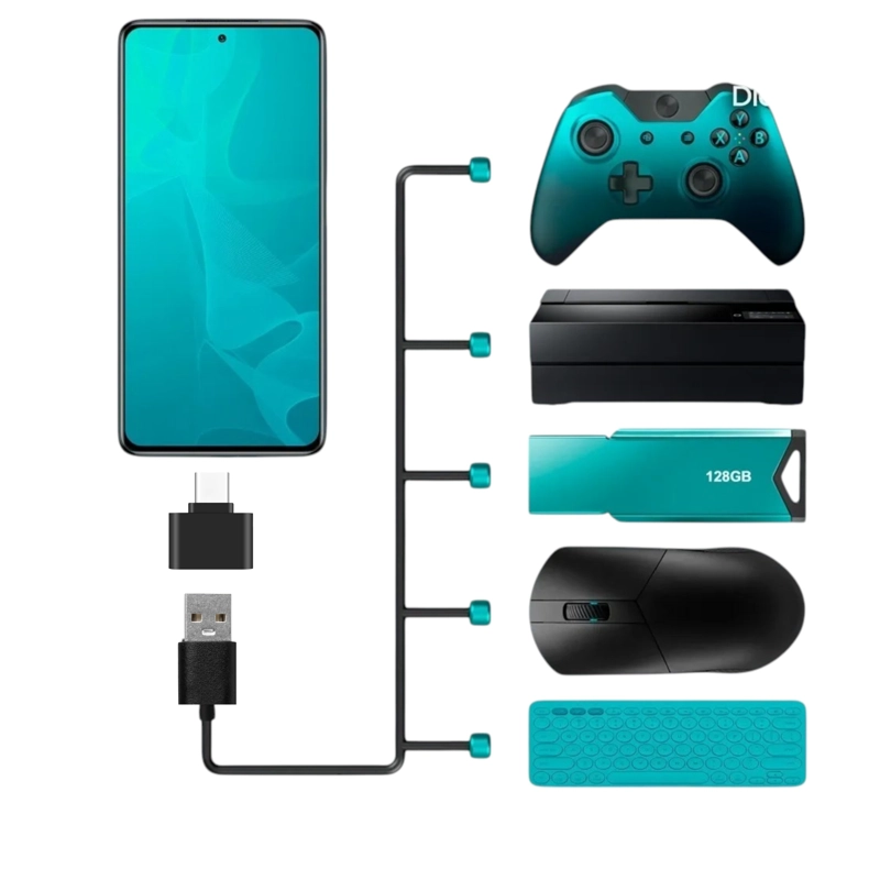 ADAPTADOR OTG  USB-C A USB MULTIPLATAFORMAS SMARTPHONE Y PC - 2