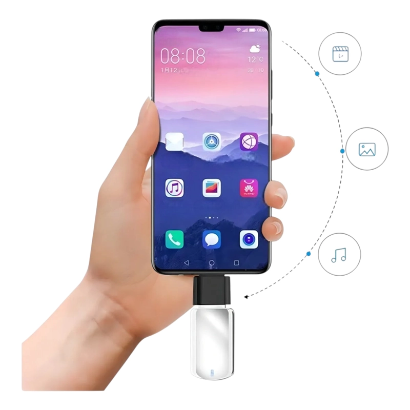 ADAPTADOR OTG  USB-C A USB MULTIPLATAFORMAS SMARTPHONE Y PC - 8