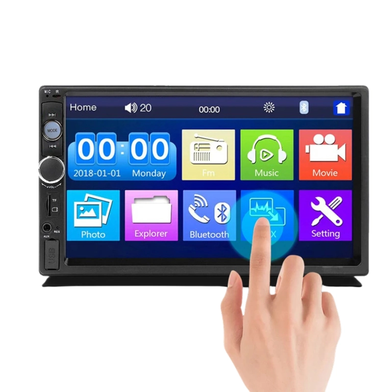RADIO DE AUTO TOUCH SCREEN 7' FHD BLUETOOTH / SD/ USB / AUX - 2
