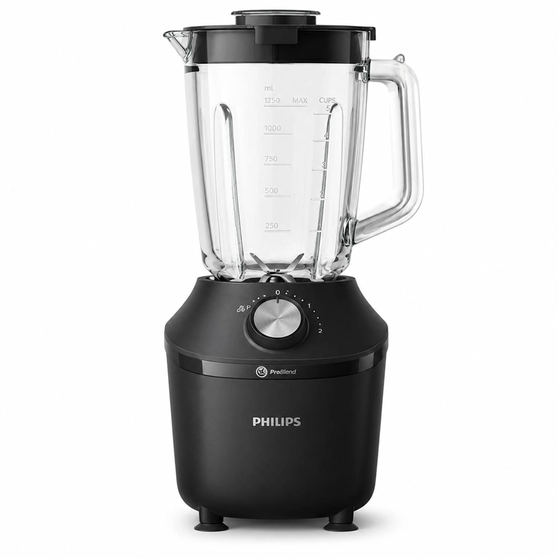 LICUADORA PHILIPS 600W CON JARRA DE VIDRIO PROBLEND HR2291 - 2
