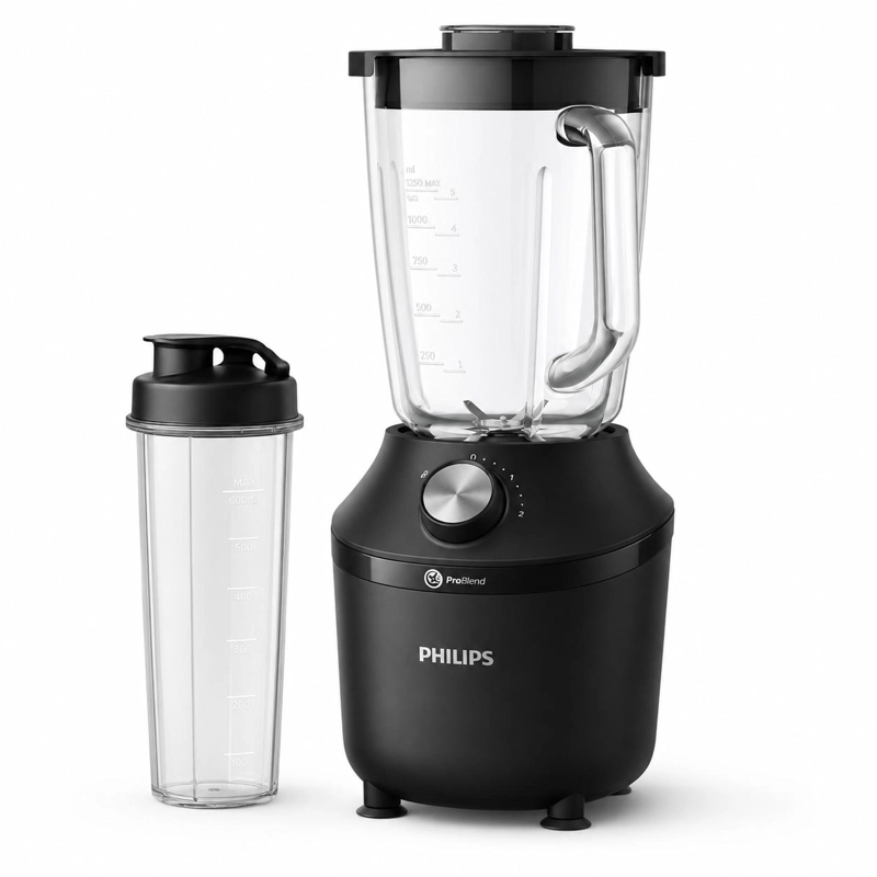 LICUADORA PHILIPS 600W CON JARRA DE VIDRIO PROBLEND HR2291 - 3