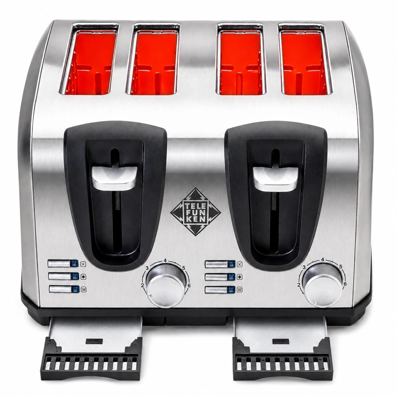 TOSTADOR ELE CTRICO DOBLE  (4EN1) EASY TOAST PRO INOX 1450W - 5
