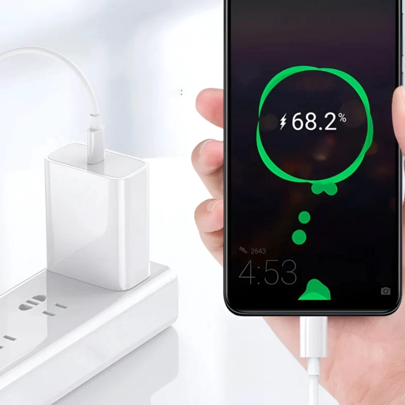 CABLE DE DATOS USB-C A USB-C PD 100W ANDROID AUTO/CARPLAY 1M - 7