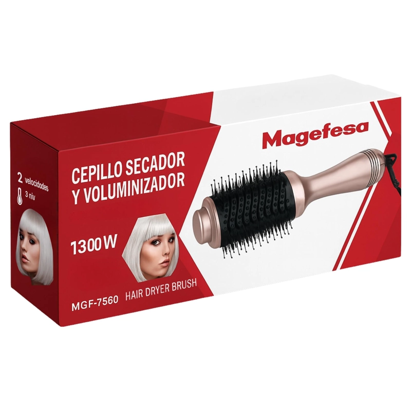 MAGEFESA CEPILLO SECADOR Y VOLUMINIZADOR HAIR DRYER BRUSH  MGF-7560