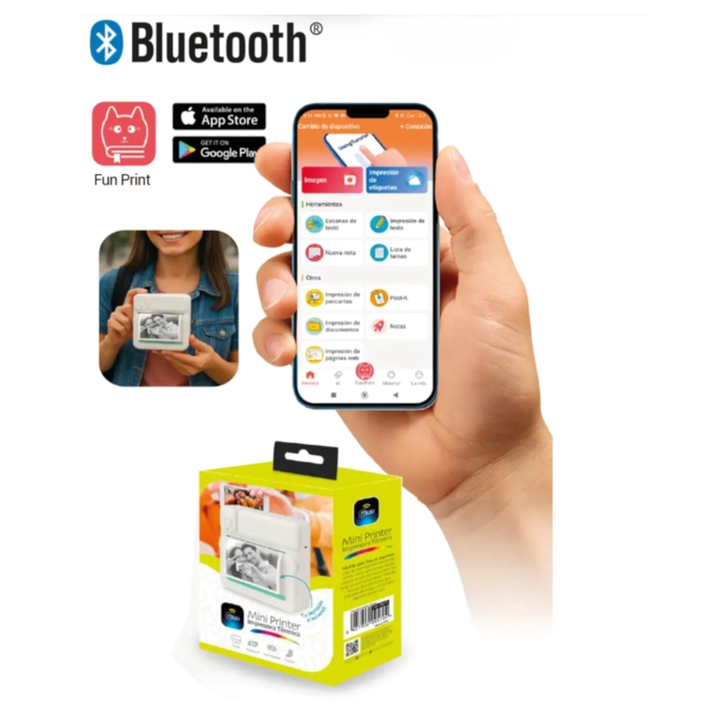 IMPRESORA TE RMICA KINDER KIDS BLUETOOTH B & N MLAB - 7