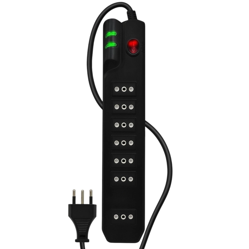 ALARGADOR 5MT  7 SALIDAS CON PROTECION DE VOLTAJE 2500W SEC - 3