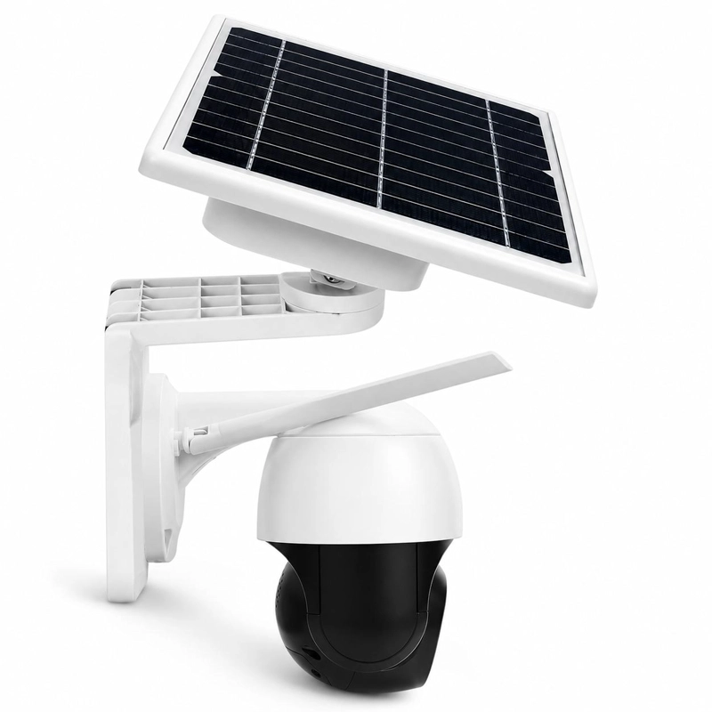 CAMARA DE SEGURIDAD SOLAR AUTONOMA ROBOTICA 360° 4G LTE  3MP - 3