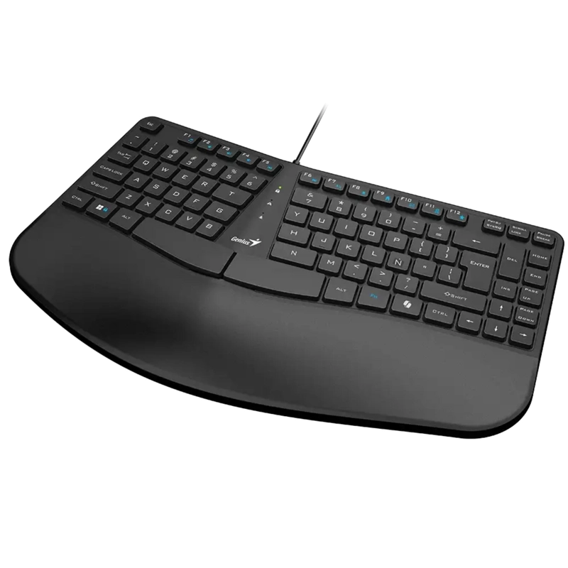 TECLADO ERGONOMICO CON APOYA MUÑECAS ENTERPRISE COPILOT AI - 2