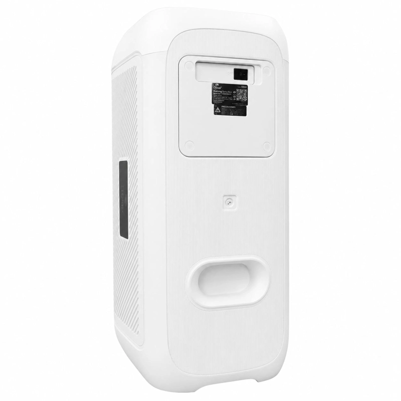 PARLANTE KARAOKE 6' FLAMING PARTY BASS WHITE MICWIRELESS 45W - 6