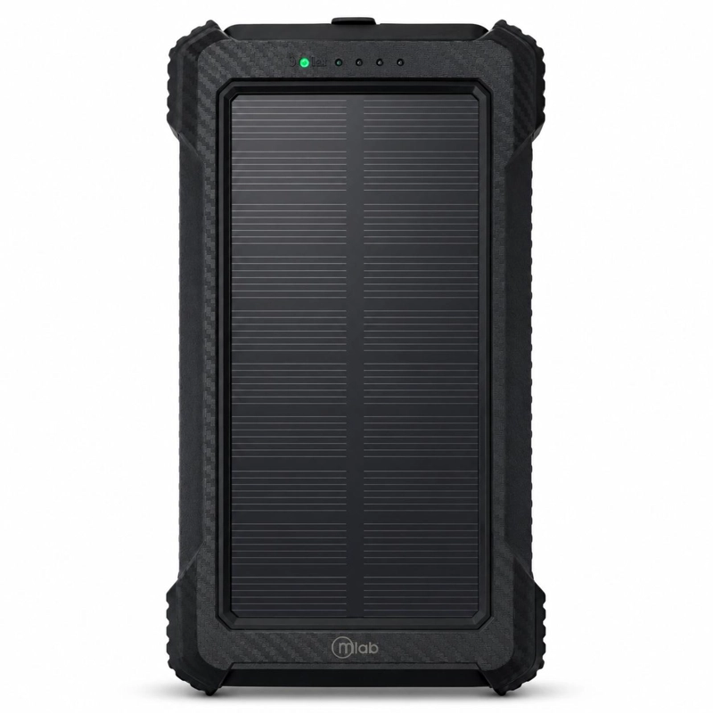 POWERBANK SOLAR OUTDOOR MULTIPUERTOS 10000MAH CARGA RAPIDA - 2