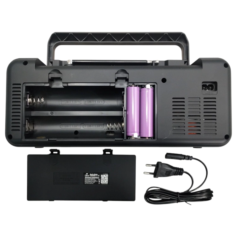 RADIO AM/ FM/ BT/ MP3/ BLUETOOTH  CON CASSETTE CF-28  OLD TIME 1980'S - 6