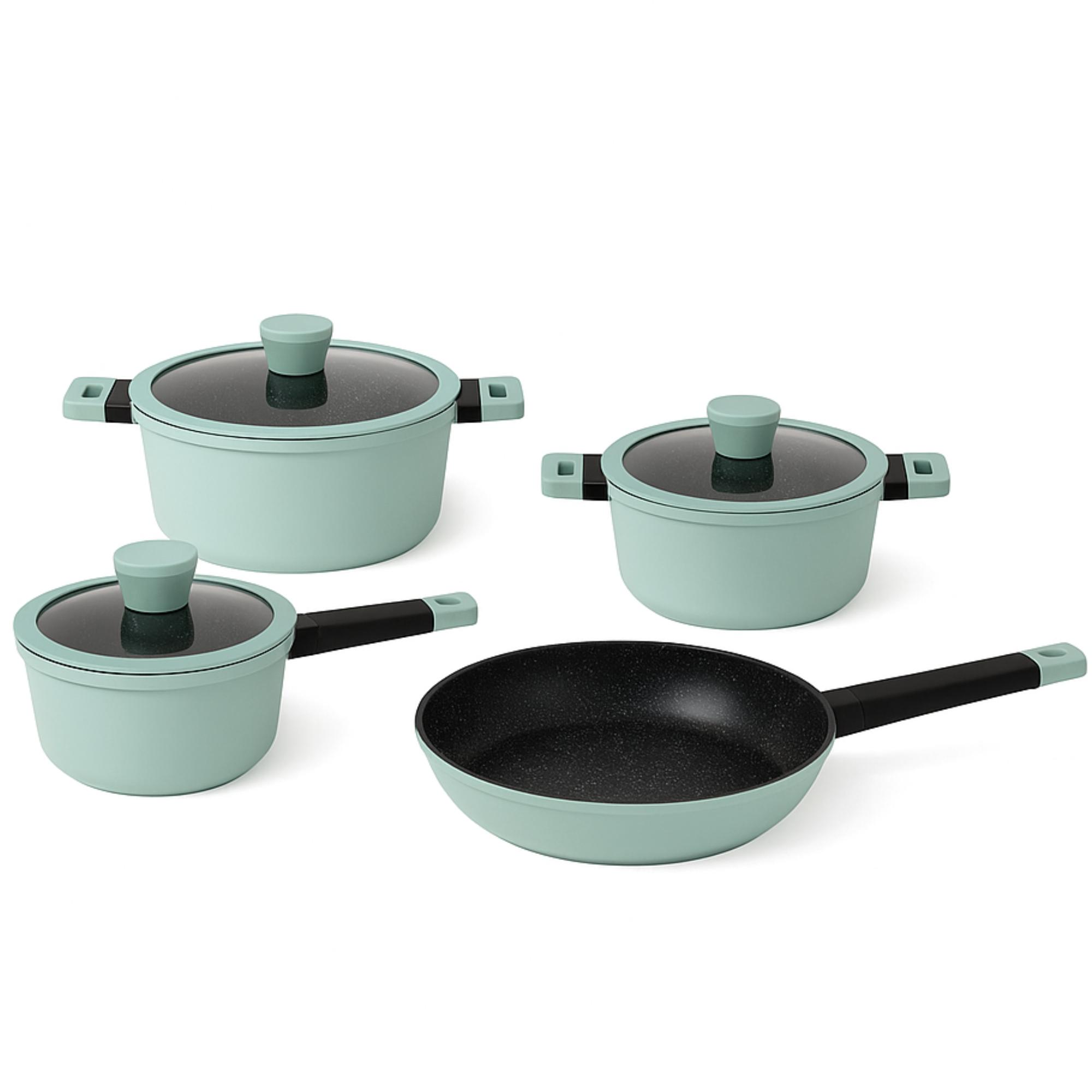 PACK BATERIA DE COCINA PROFESIONAL KW FORGED ALUMINUM MINT - 8