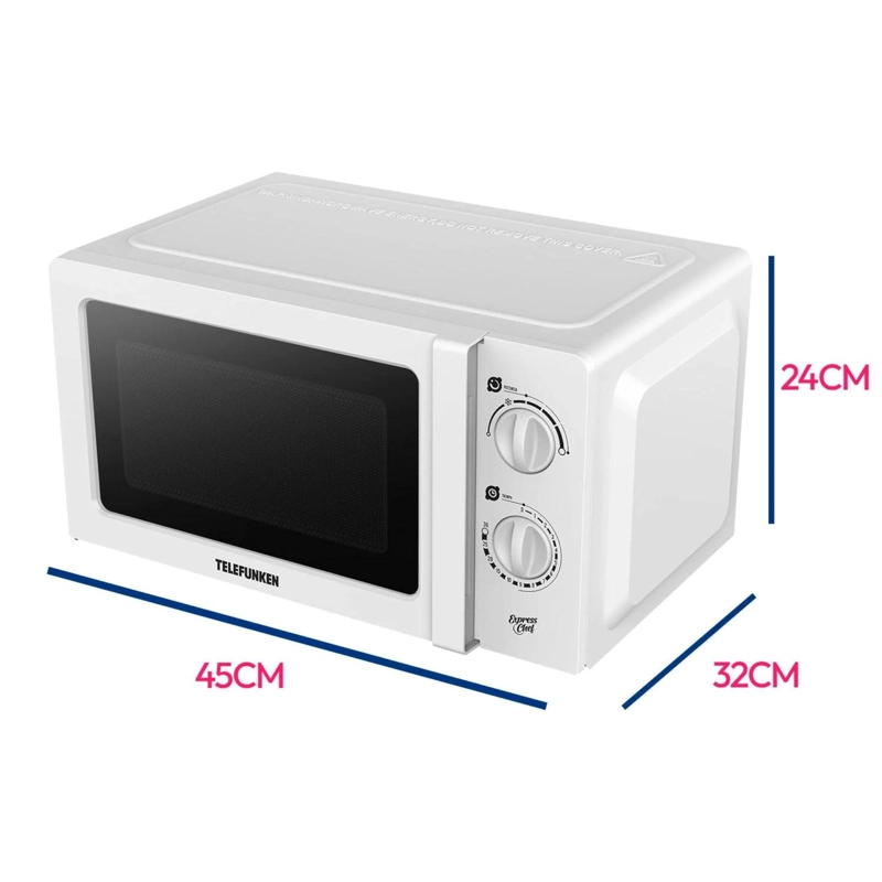 MICROONDAS EXPRESS CHEF ANALOGO 20 LITROS 700W  TFK-20A SEC - 7