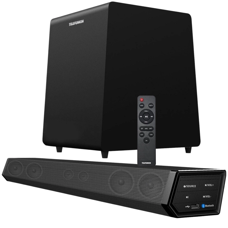 SOUNDBAR + SUBWOOFER 8' WIRELESS SOUND SYSTEM BLUETOOTH 350W - 3