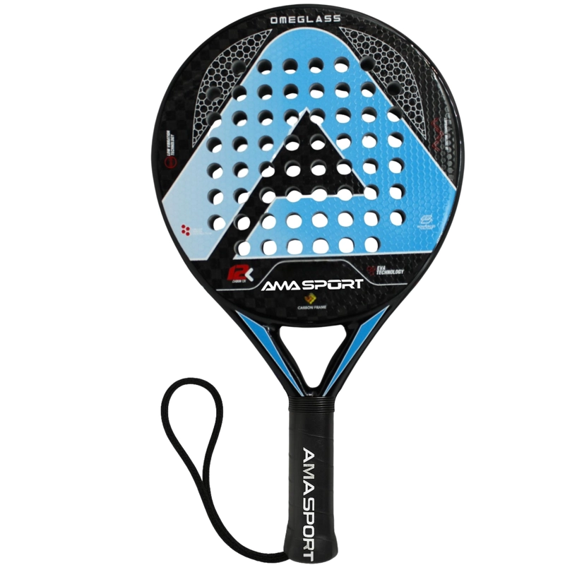 PALA DE PADEL DE FIBRA DE CARBONO  AMASPORT 12K OMEGLAS - 2