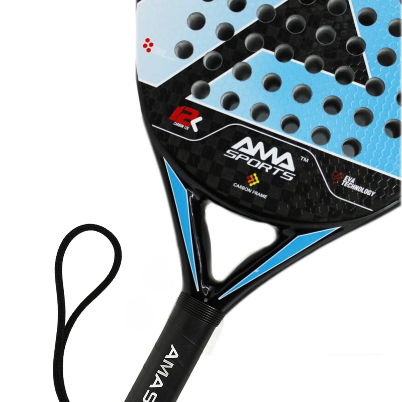 PALA DE PADEL DE FIBRA DE CARBONO  AMASPORT 12K OMEGLAS - 3