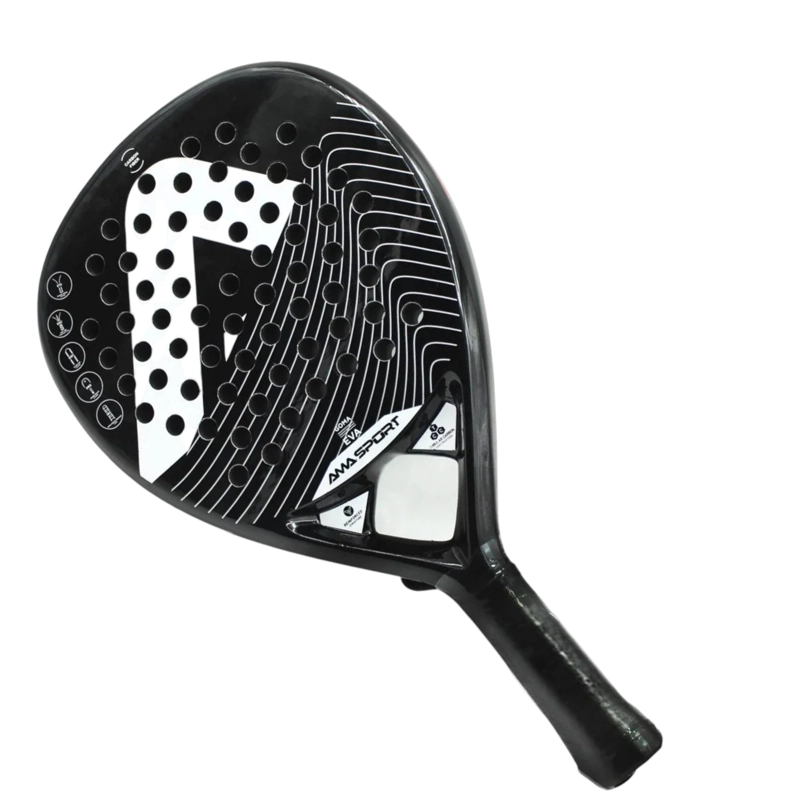PALA DE PADEL AMA SPORT FIBRA DE CARBONO REFORZADA 12K EVA - 3