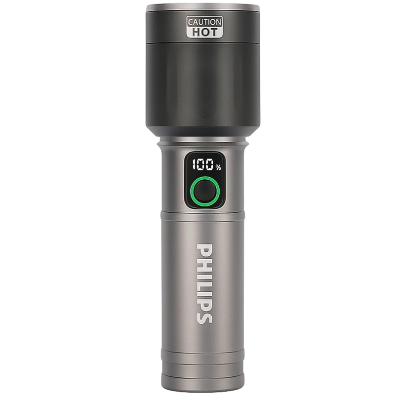 LINTERNA LED 60W HIGH POWER ZOOM ALUMINIUM USB-C RECARGABLE - 3