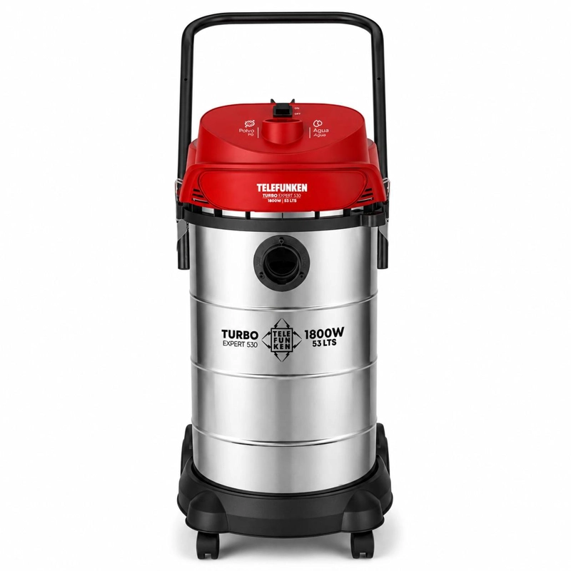 ASPIRADORA PROFESIONAL WET / DRY TURBO EXPERT 530 1800W 53LT INOX - 2