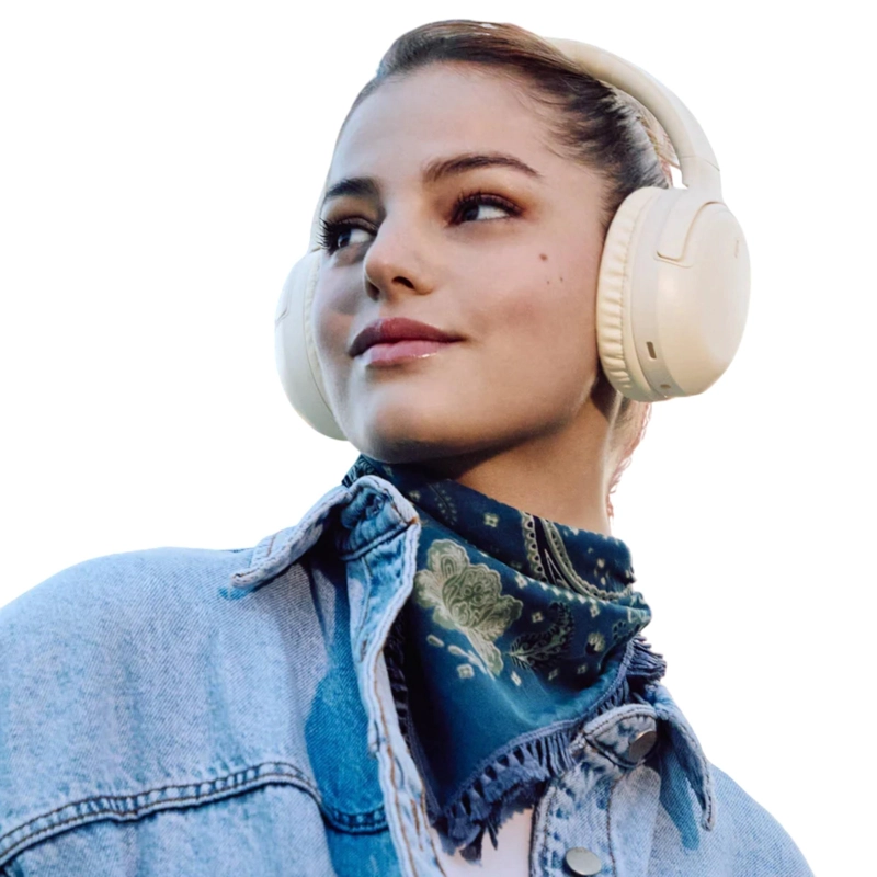 AUDIFONOS BLUETOOTH ENERGY SISTEM RIZZ FOLD CREAM DEEP BASS 50HRS - 4