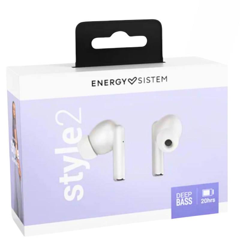 AUDIFONOS BLUETOOTH TWS ENERGY SISTEM STYLE 2 PERL DEEP BASS 20HRS - 7