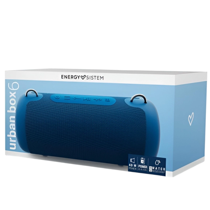PARLANTE BLUETOOTH TWS  ENERGY SISTEM URBAN BOX 6 NAVY 40W/12HRS - 7