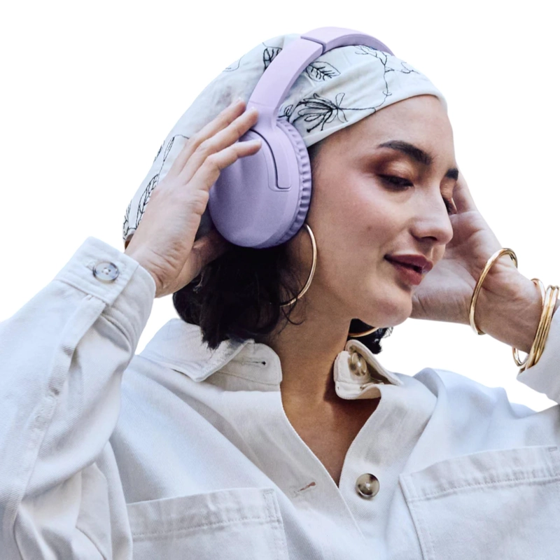 AUDIFONOS BLUETOOTH ENERGY SISTEM RIZZ FOLD VIOLET DEEP BASS 50 HRS - 4