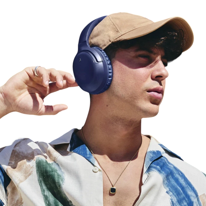 AUDIFONOS BLUETOOTH ENERGY SISTEM RIZZ FOLD NAVY DEEP BASS 50 HRS - 4